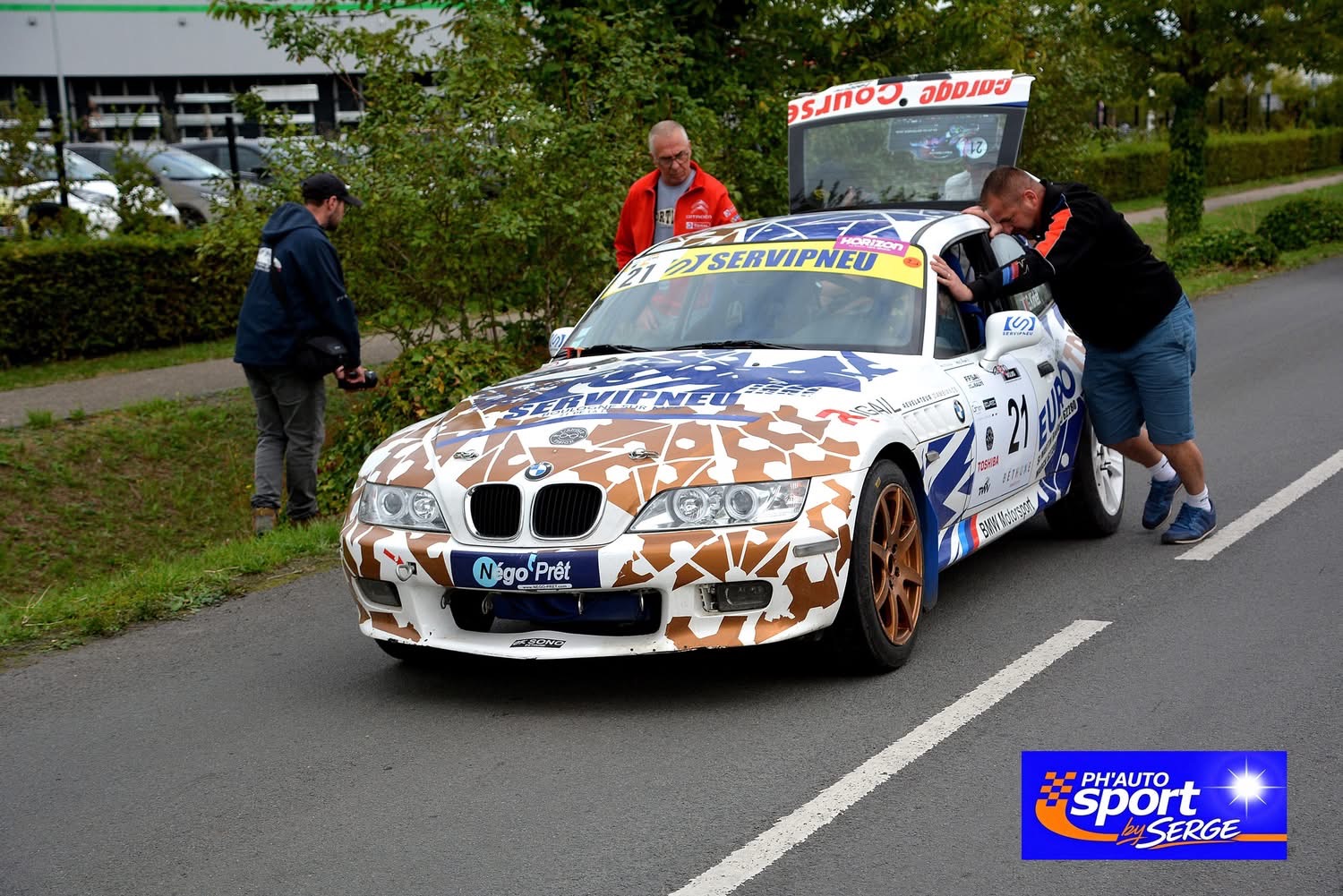 BMW Z3 Coupé n°21 — Rallye du bethunois 2026 — équipage COTTIN Johnny / KIRKET Gaëtan — photo de rallye
