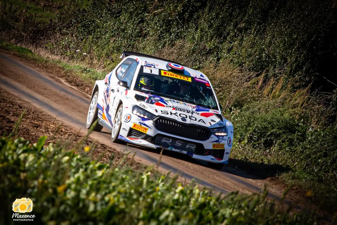 Škoda Fabia RS Rally2 n°1 — Rallye du bethunois 2026 — équipage PONCHANT Fabien / HENRON Thomas — photo de rallye