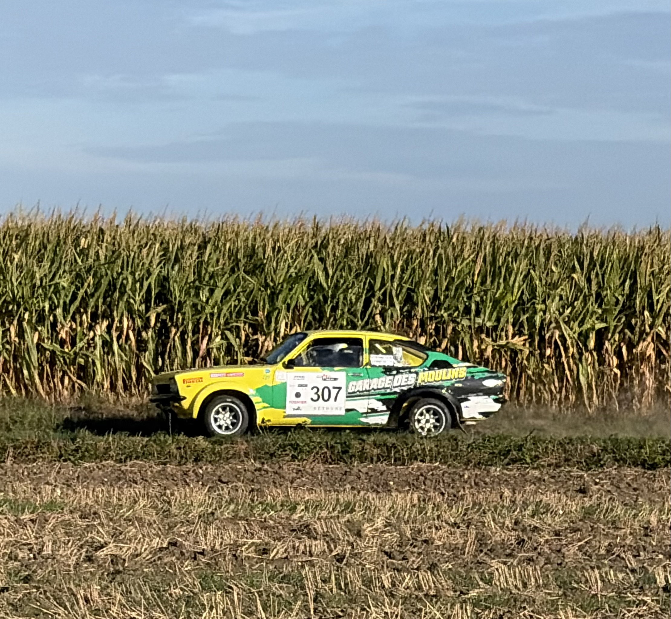 Opel Kadett C n°307 — Rallye du bethunois 2026 — équipage DEFRANCE Eric / RINGOT Gael — photo de rallye