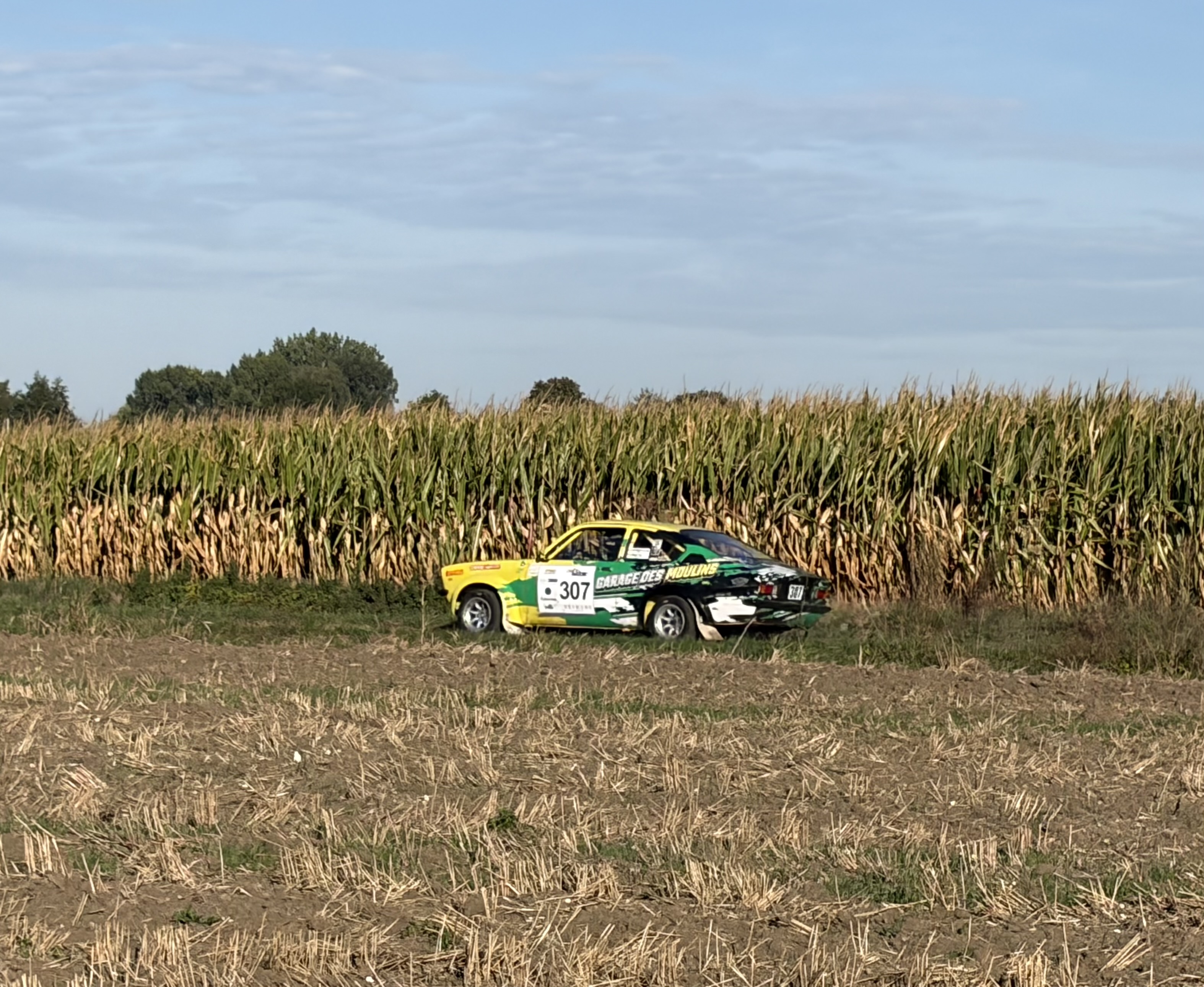 Opel Kadett C n°307 — Rallye du bethunois 2026 — équipage DEFRANCE Eric / RINGOT Gael — photo de rallye