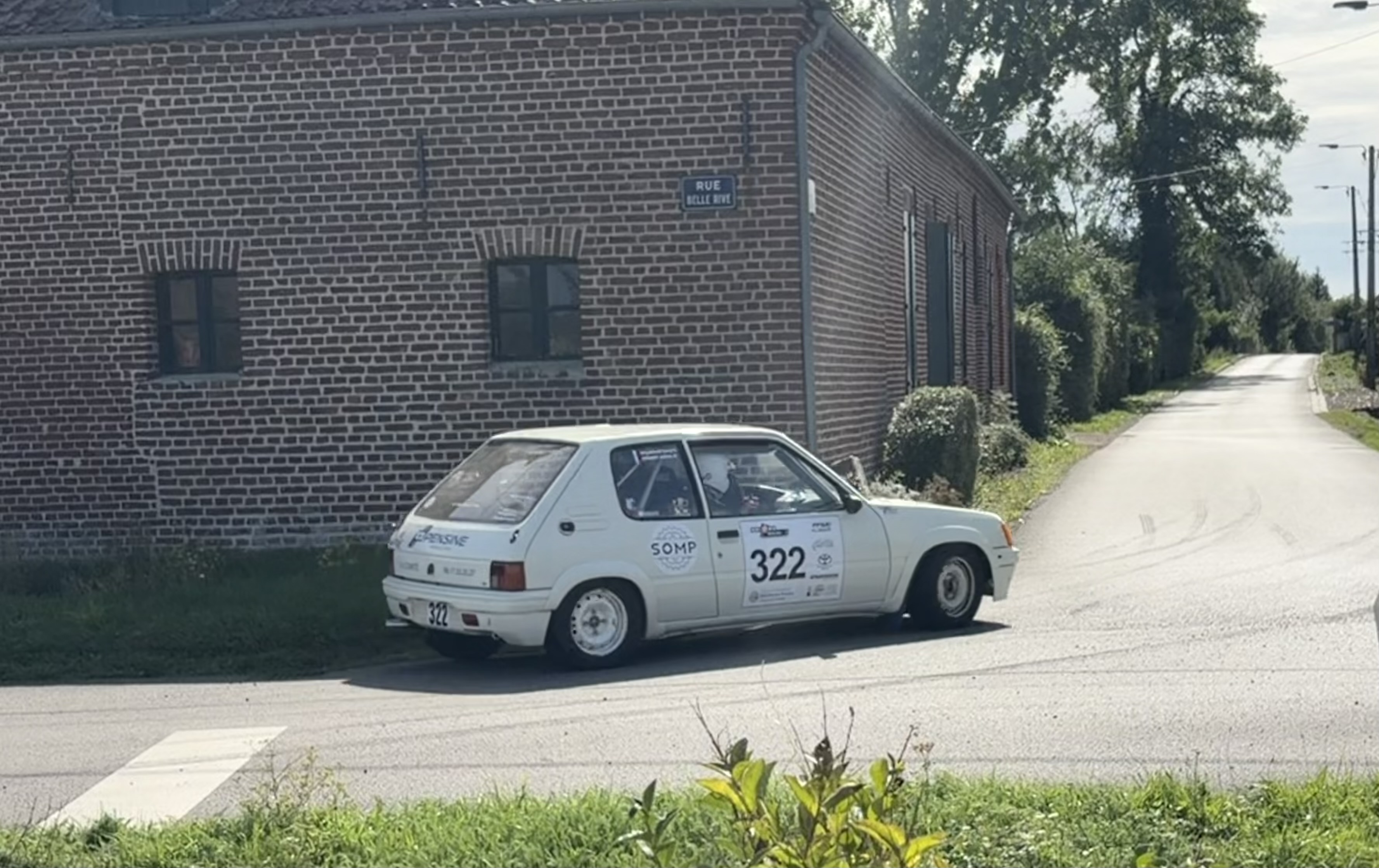 Peugeot 208 Rally4 n°322 — Rallye du bethunois 2026 — équipage BETOURNE Rudy / HERBET Julien — photo de rallye