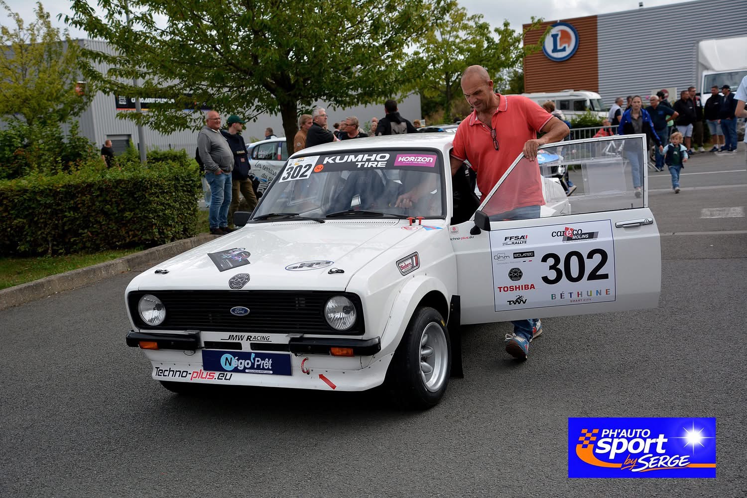 Ford Fiesta Rally2 n°302 — Rallye du bethunois 2026 — équipage GUILLEMIN Francois — photo de rallye