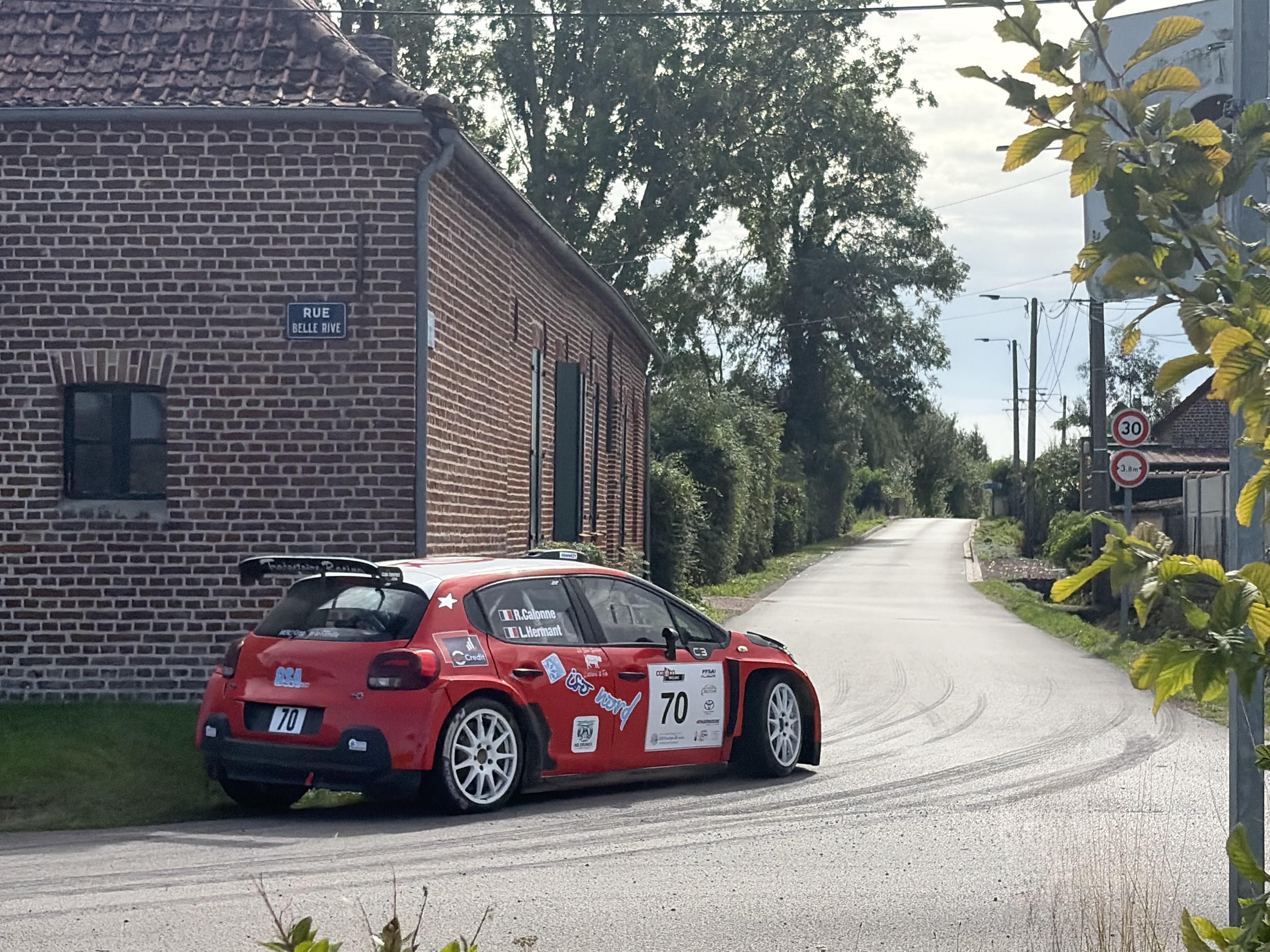 Citroën C3 n°70 — Rallye du bethunois 2026 — équipage HERMANT Loïc — photo de rallye