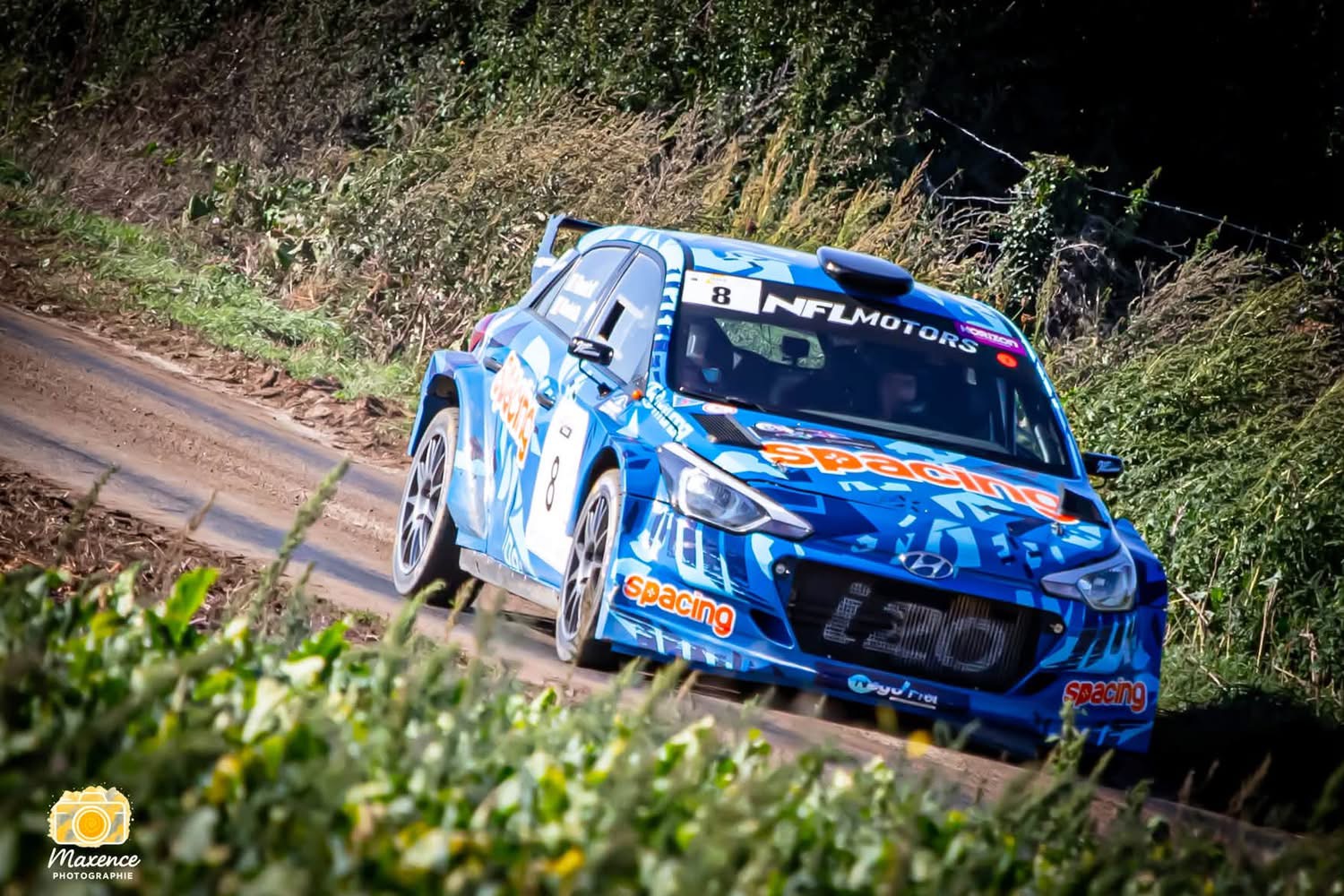 Hyundai i20 N Rally2 n°8 — Rallye du bethunois 2026 — équipage FLORENTZ Nicolas / NICOLET Christiane — photo de rallye